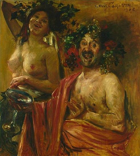 Lovis Corinth Bacchantenpaar Spain oil painting art